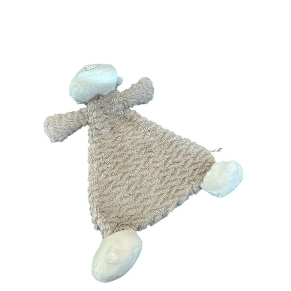 Lot of Lovey Security Blankets Soft Baby Dog Cow‎ Monkey Owl Plush Animals Clean